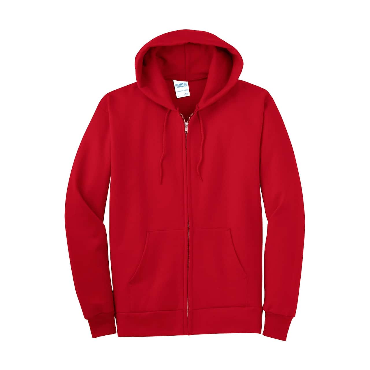 Port & Company® Essential Fleece Full-Zip Hooded Sweatshirt